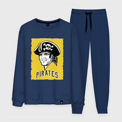 Костюм хлопковый мужской Pittsburgh Pirates baseball, цвет: тёмно-синий