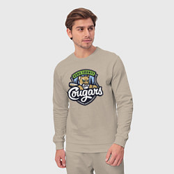 Костюм хлопковый мужской Kane County Cougars - baseball team, цвет: миндальный — фото 2