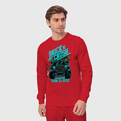 Костюм хлопковый мужской Авто чемпион дорог, цвет: красный — фото 2