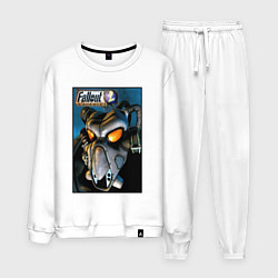 Костюм хлопковый мужской Сypress hill, цвет: белый