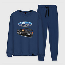 Костюм хлопковый мужской Ford Performance Motorsport, цвет: тёмно-синий