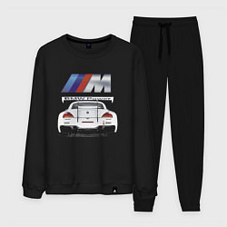 Костюм хлопковый мужской BMW Power Motorsport, цвет: черный