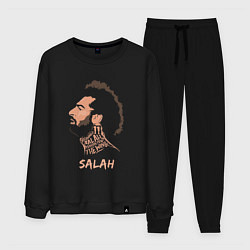 Костюм хлопковый мужской Мохаммед Салах, Mohamed Salah, цвет: черный