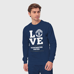 Костюм хлопковый мужской Manchester United Love Classic, цвет: тёмно-синий — фото 2