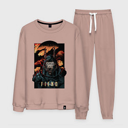 Костюм хлопковый мужской Curse Of Anubis, цвет: пыльно-розовый