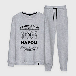 Костюм хлопковый мужской Napoli: Football Club Number 1 Legendary, цвет: меланж