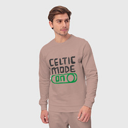Костюм хлопковый мужской Celtic Mode On, цвет: пыльно-розовый — фото 2