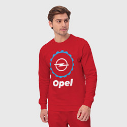 Костюм хлопковый мужской Opel в стиле Top Gear, цвет: красный — фото 2