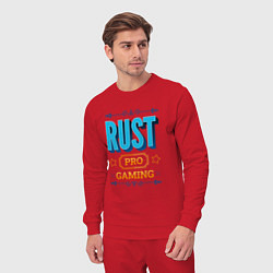 Костюм хлопковый мужской Игра Rust PRO Gaming, цвет: красный — фото 2