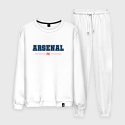 Костюм хлопковый мужской Arsenal FC Classic, цвет: белый