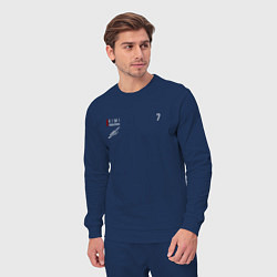 Костюм хлопковый мужской Kimi Raikkonen Кими Райкконен, цвет: тёмно-синий — фото 2