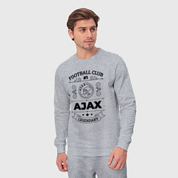 Костюм хлопковый мужской Ajax: Football Club Number 1 Legendary, цвет: меланж — фото 2