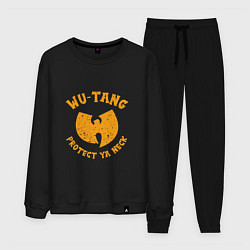 Костюм хлопковый мужской Protect Ya Neck Wu-Tang, цвет: черный