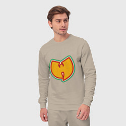 Костюм хлопковый мужской Wu-Tang Colors, цвет: миндальный — фото 2