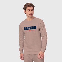 Костюм хлопковый мужской Bayern FC Classic, цвет: пыльно-розовый — фото 2