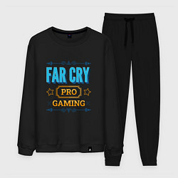 Костюм хлопковый мужской Игра Far Cry pro gaming, цвет: черный