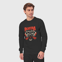 Костюм хлопковый мужской PANTERA band, цвет: черный — фото 2