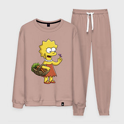 Мужской костюм Lisa Simpson с гусеницей на даче