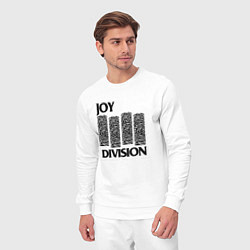Костюм хлопковый мужской Joy Division - rock, цвет: белый — фото 2