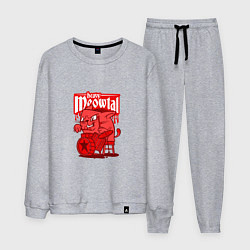Костюм хлопковый мужской Heavy Mewtal, цвет: меланж