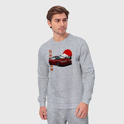 Костюм хлопковый мужской Integra dc2 Retro JDM Style, цвет: меланж — фото 2