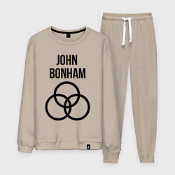 Костюм хлопковый мужской John Bonham - Led Zeppelin - legend, цвет: миндальный