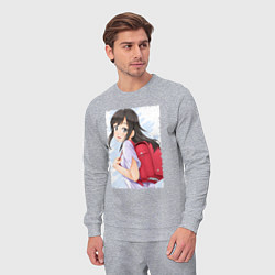 Костюм хлопковый мужской Хотару Ичиджо - Деревенская глубинка, цвет: меланж — фото 2