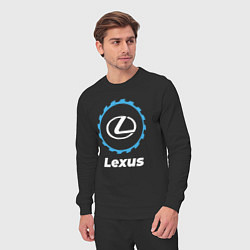 Костюм хлопковый мужской Lexus в стиле Top Gear, цвет: черный — фото 2