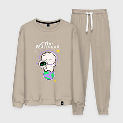 Костюм хлопковый мужской The Astronaut - Jin, цвет: миндальный