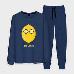 Костюм хлопковый мужской John Lemon, цвет: тёмно-синий