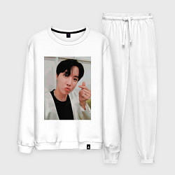 Костюм хлопковый мужской BTS -J-hope-, цвет: белый