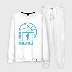 Костюм хлопковый мужской Denver basket, цвет: белый