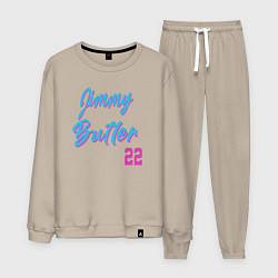 Костюм хлопковый мужской Jimmy Butler 22, цвет: миндальный