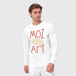 Костюм хлопковый мужской Моцарт art, цвет: белый — фото 2