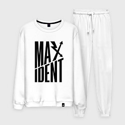 Костюм хлопковый мужской Maxident - black - stray kids, цвет: белый