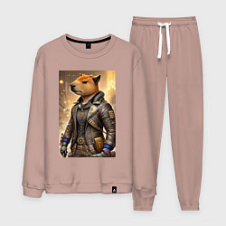 Мужской костюм Cool capybara - steampunk - neural network