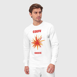 Костюм хлопковый мужской Корфу - Греция, цвет: белый — фото 2