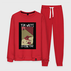 Костюм хлопковый мужской Tom Waits - Closing Time, цвет: красный