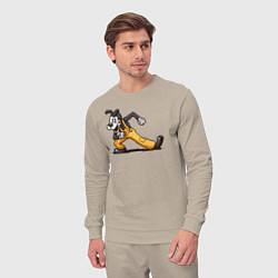 Костюм хлопковый мужской Пиксельный Борис, цвет: миндальный — фото 2