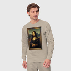 Костюм хлопковый мужской Mona Lisa - original, цвет: миндальный — фото 2