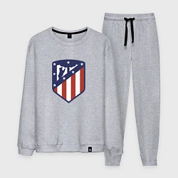 Костюм хлопковый мужской Atletico Madrid FC, цвет: меланж