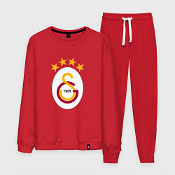 Костюм хлопковый мужской Galatasaray fc sport, цвет: красный