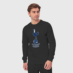 Костюм хлопковый мужской Tottenham Hotspur fc sport, цвет: черный — фото 2