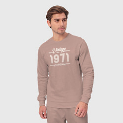 Костюм хлопковый мужской Лимитированный выпуск 1971, цвет: пыльно-розовый — фото 2