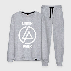 Костюм хлопковый мужской Linkin Park logo, цвет: меланж