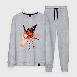 Мужской костюм Мидзухики: журавлик и бубенцы