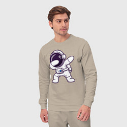 Костюм хлопковый мужской Космонавт dab, цвет: миндальный — фото 2