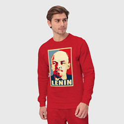 Костюм хлопковый мужской Владимир Ильич Ленин, цвет: красный — фото 2