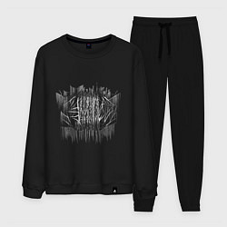 Костюм хлопковый мужской Slipknot in Black Metal Style, цвет: черный