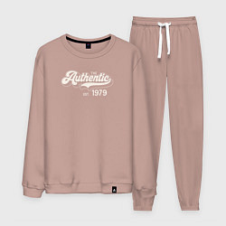 Костюм хлопковый мужской Authentic 1979, цвет: пыльно-розовый